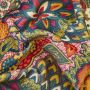  Patricia Pink Patterned Cotton Velvet Fabric