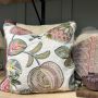 Pomona Embroidered Fabric Cushion