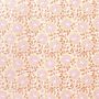 Punch Paisley Linen Fabric Peach Pink Orange