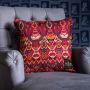 Red Patterned Cushion
