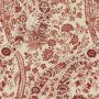 Red Paisley Upholstery Fabric
