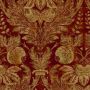 Red Velvet Damask Fabric