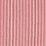 Rhubarb Stripe Linen Fabric Red White