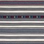 Romany Weave Fabric Indigo Blue Striped