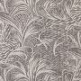 Savernake Dark Grey Leaf Linen Fabric