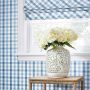 Saybrook Blue Check Cotton Fabric Blinds