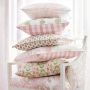 Saybrook Pink and Beige Check Fabric Cushions