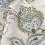 Shiraz Embroidery Fabric in Blue Green