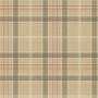 Tweed Check Wallpaper Camel Neutral Red