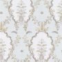 Vallance Grey Floral Trellis Wallpaper