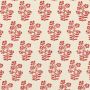 Red Floral Print Fabric
