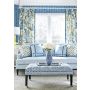 Windsor Blue and Yellow Curtains Fabric