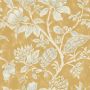Yellow Floral Cotton Fabric