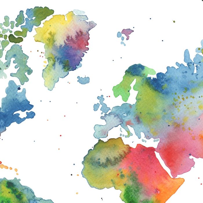 Rainbow World Wall Panel