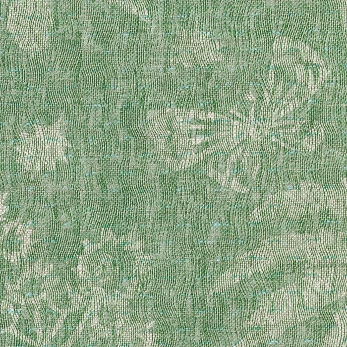 Astrea Linen Fabric Green Floral