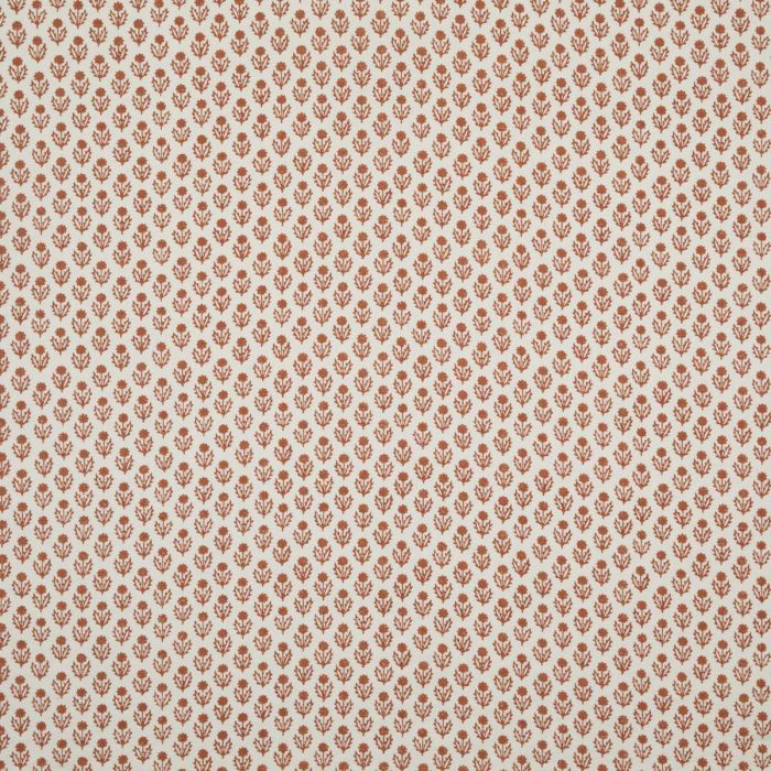 Avila Orange Small Floral Print Cotton Fabric
