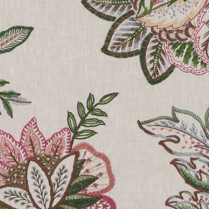 Agra Embroidered Fabric