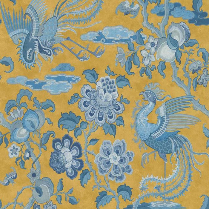 Blue and Yellow Wallpaper