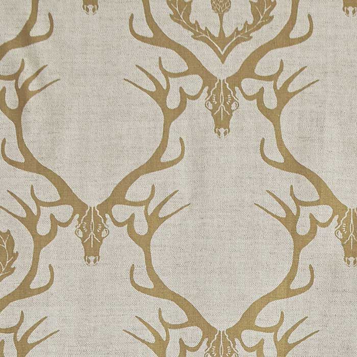 Deer Damask Fabric