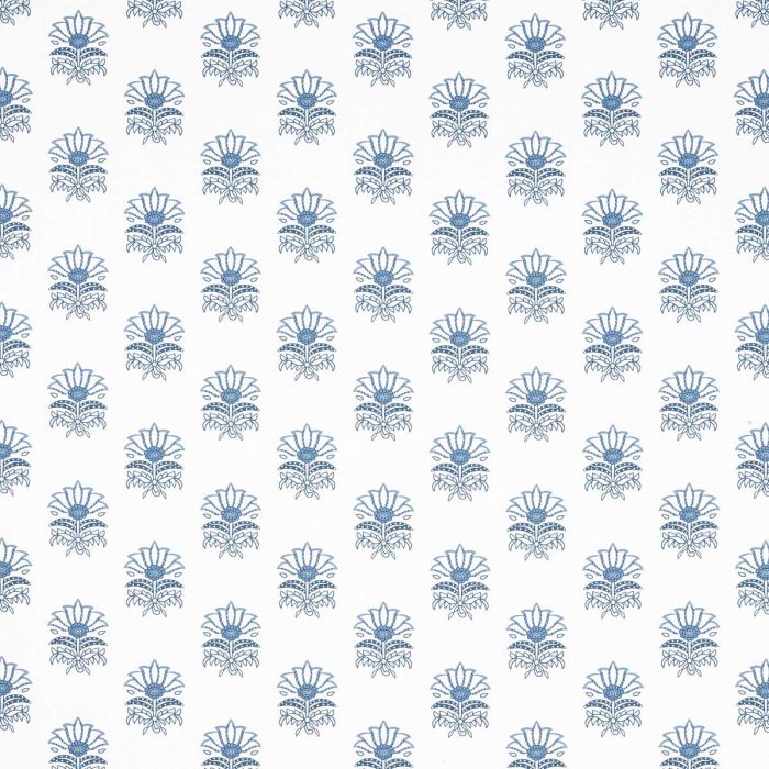 Milford Fabric Blue Small Floral Print