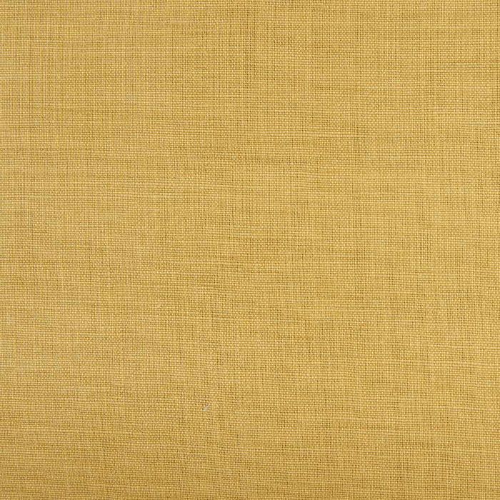 Mimi Plain Linen Fabric Ochre Yellow