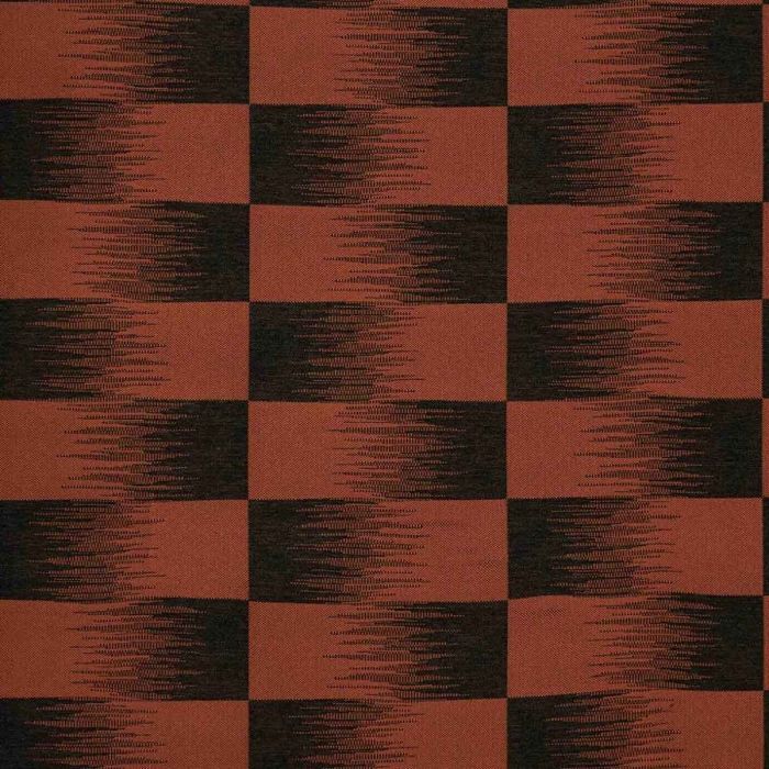 Nicobar Outdoor Fabric Spice Red Check
