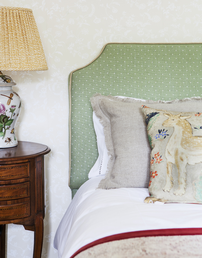 Cut away bespoke headboard