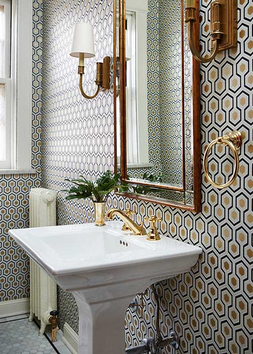 Wallpaper For Small Bathroom Ideas, What Is The Best Wallpaper For A Bathroom