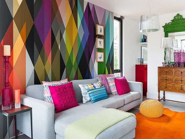 Multicoloured Living Room