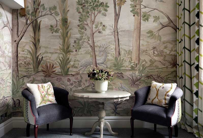 Hallway Wallpaper Melissa White