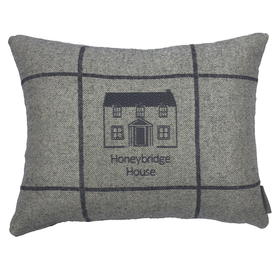 personalised house cushion