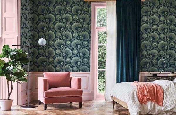 Pink and Green Room Inspirations