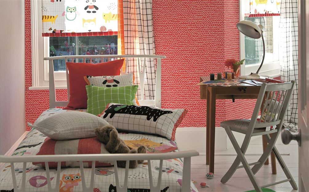 Red and Blue Bedroom Red Kids Room