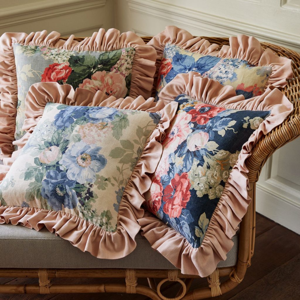 Colourful Floral Cushion Fabric