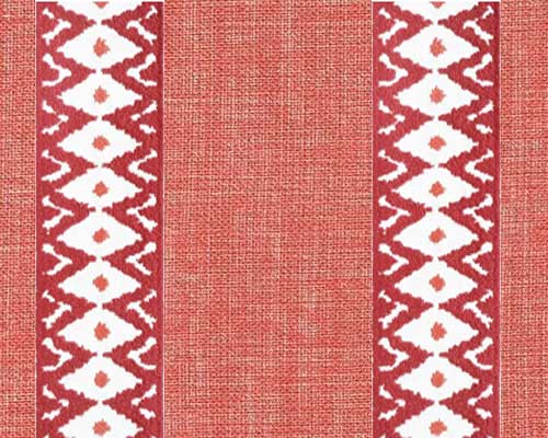 A Country House Twin Bedroom in Aqua Blue & Red