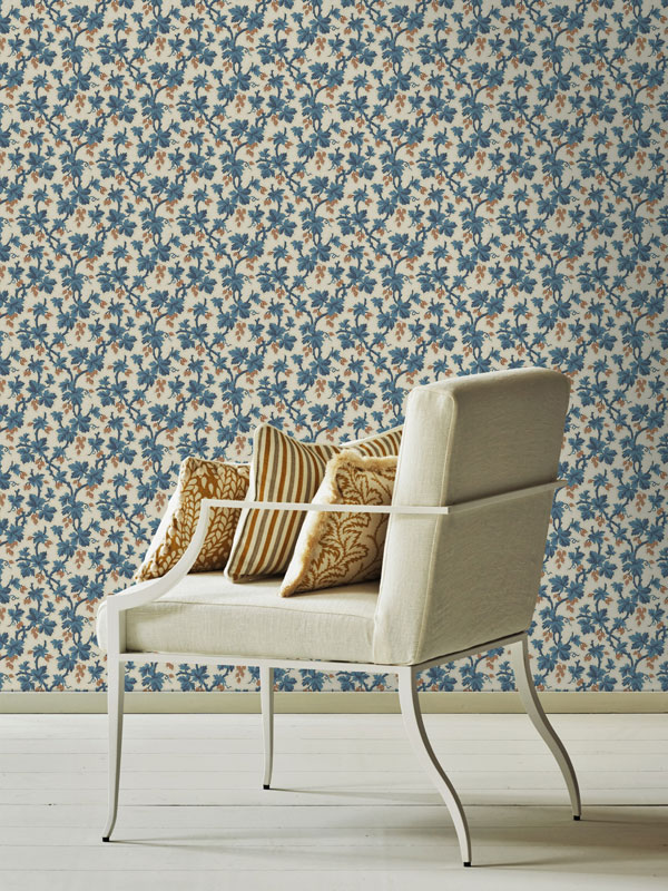 Blue Leaf Wallpaper