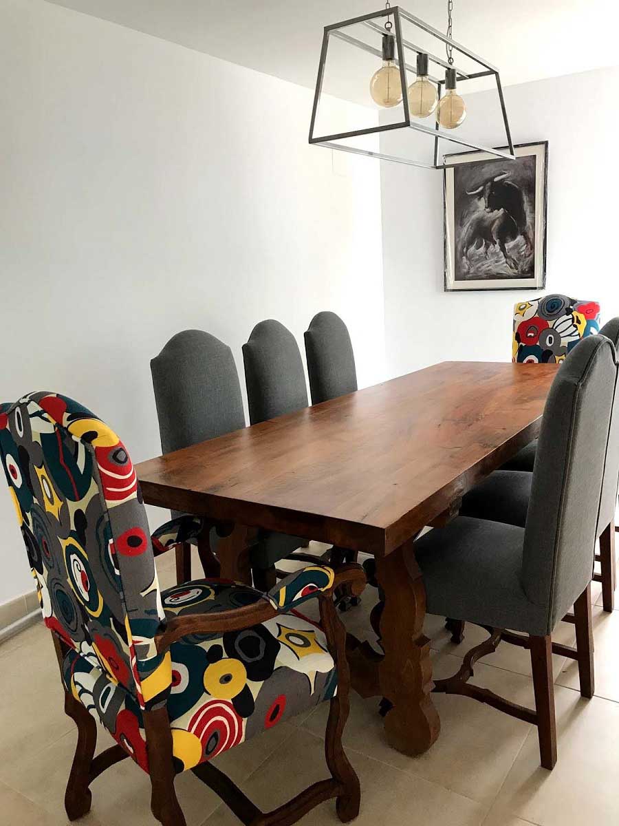 Abstract Dining Chair Upholstery