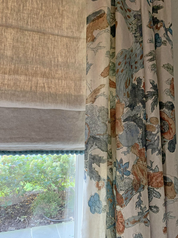 Made to measure bespoke curtains