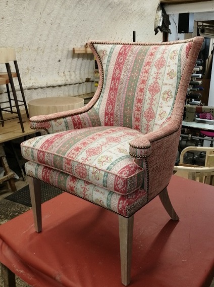 recovered chair reupholstery