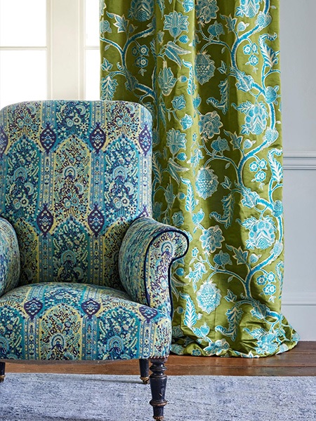 Blue and Green Living Room Accessories