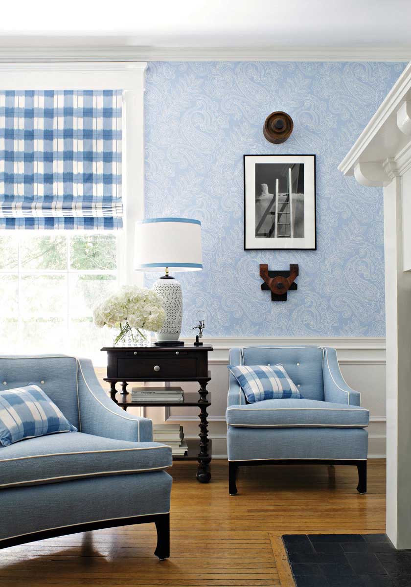 Blue Country House Sitting Room
