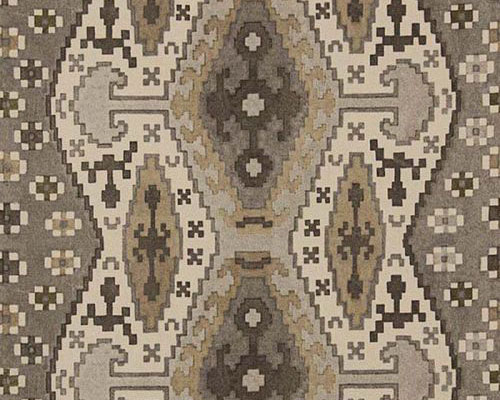 Blue and Pink Eclectic Living Room