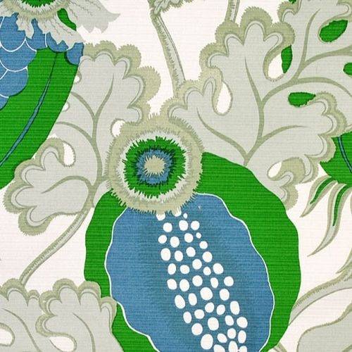 Green and Blue Fabric