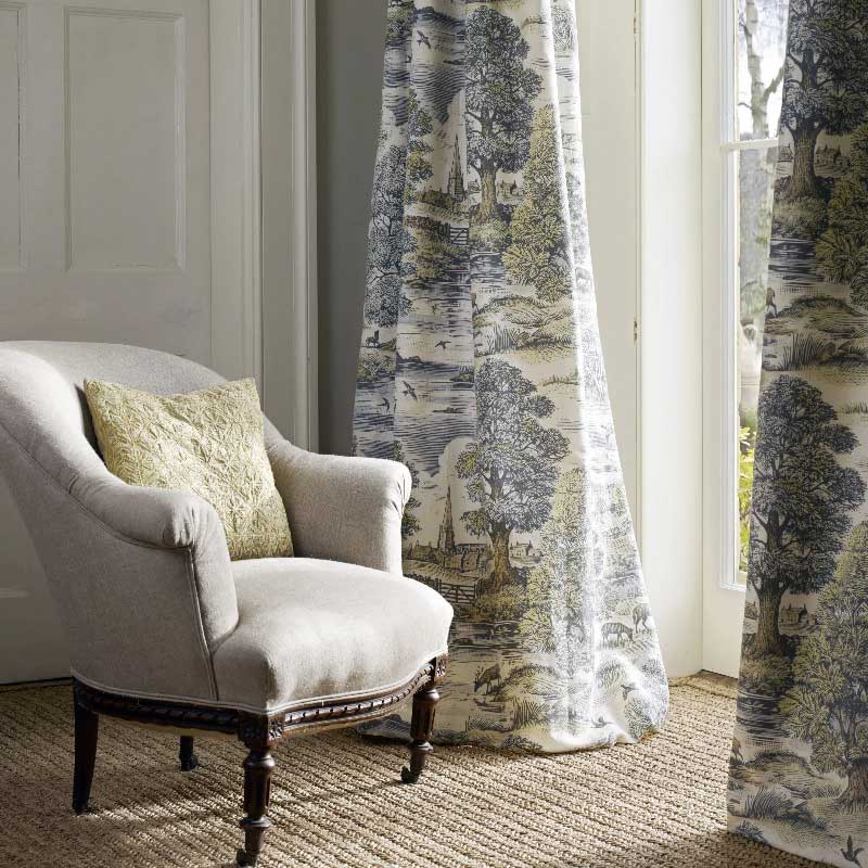 Oak Curtain Fabric