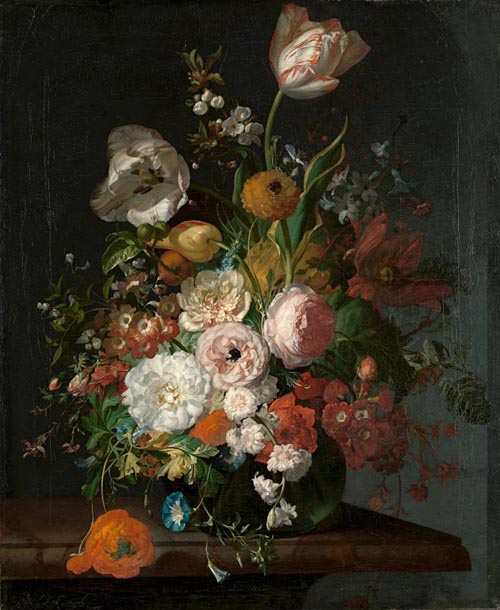 Gothic Flowers - Duysch Painting