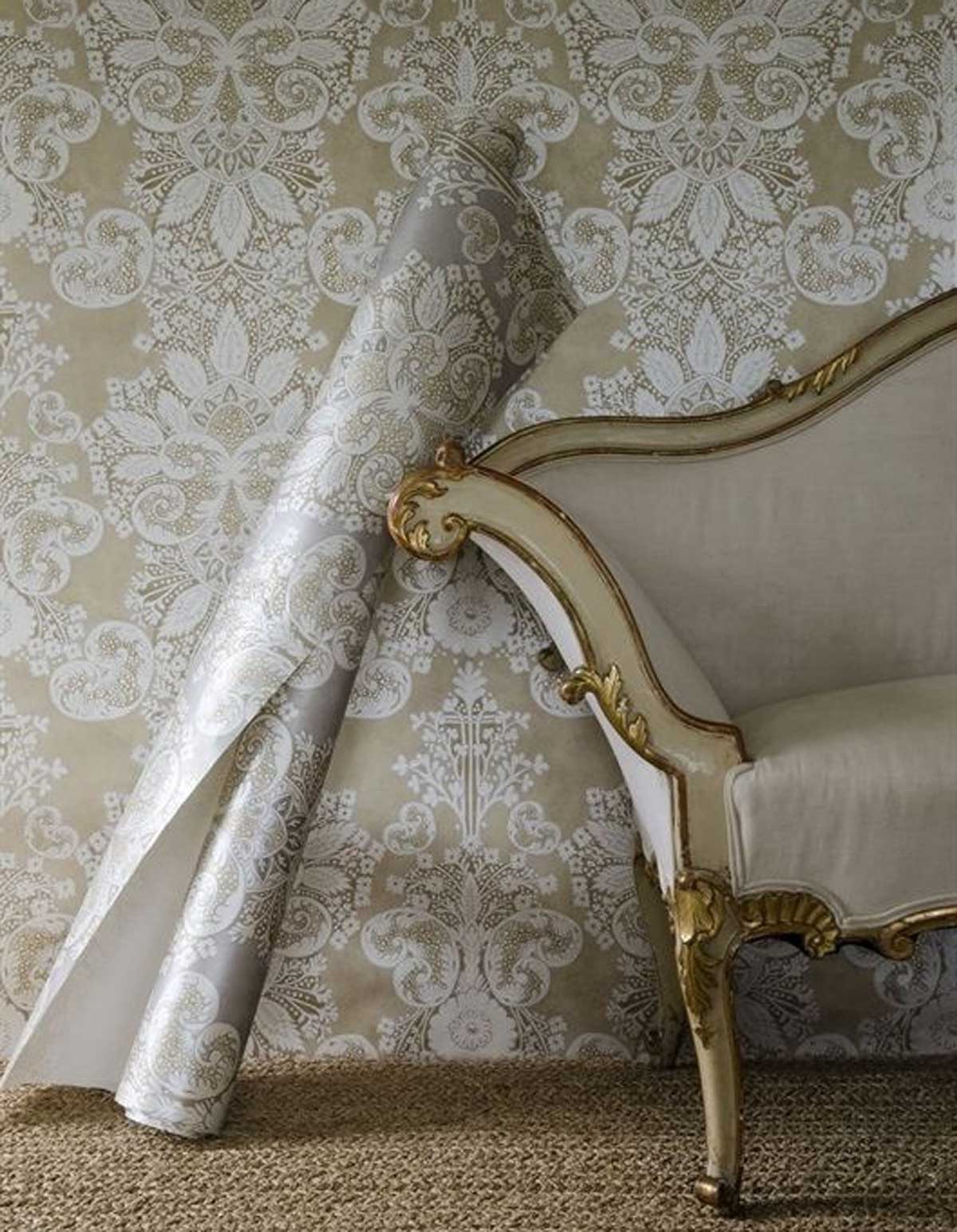 Lewis and Wood Rococo Wallpaper