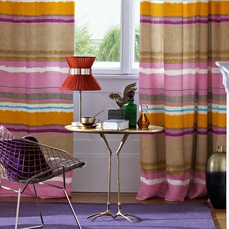 Multicoloured Stripe Fabric