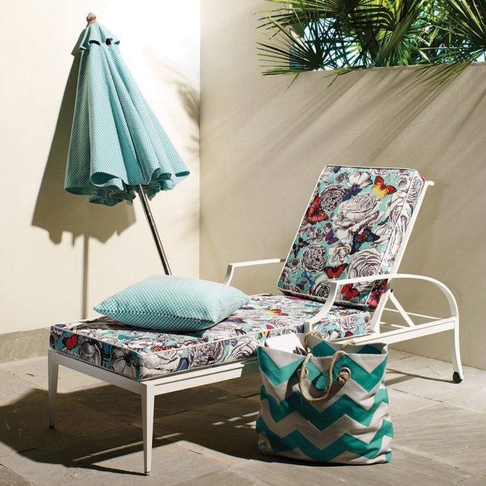Turquoise Outdoor Fabric