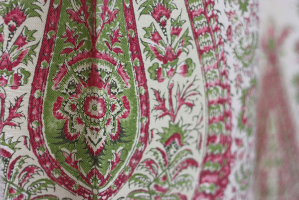 Paisley Panel Curtain Fabric
