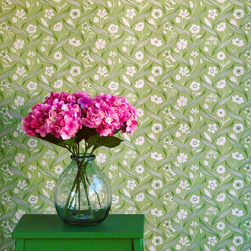 Linocut Wallpaper
